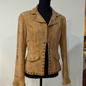 Element by vakko goat suede jacket size 4 very very soft